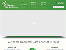 Tablet Screenshot of animalcares.org